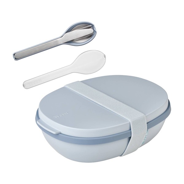 Mepal ELLIPSE Lunchbox Duo mit Besteck Nordic Blue New