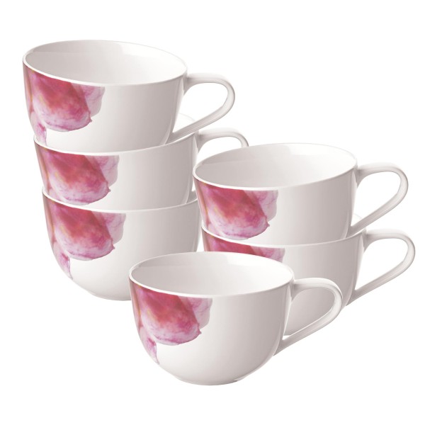 Villeroy & Boch Rose Garden Cappuccinotasse 300 ml 6er Set - DS