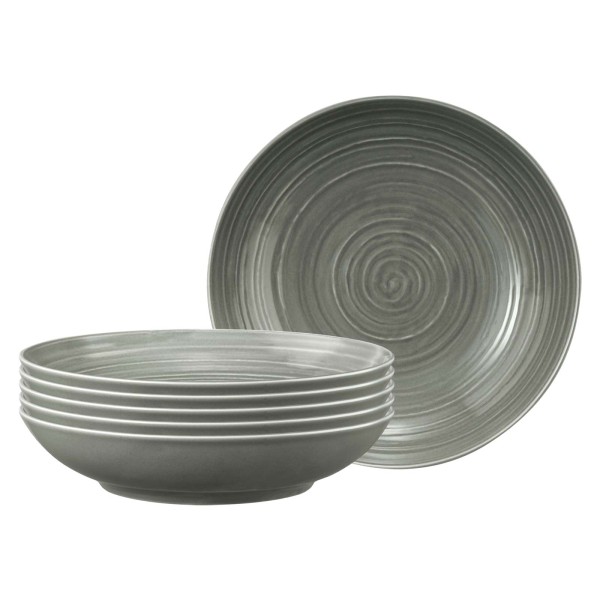 Seltmann Weiden Terra Pastateller ø 26 cm perlgrau 6er Set - DS