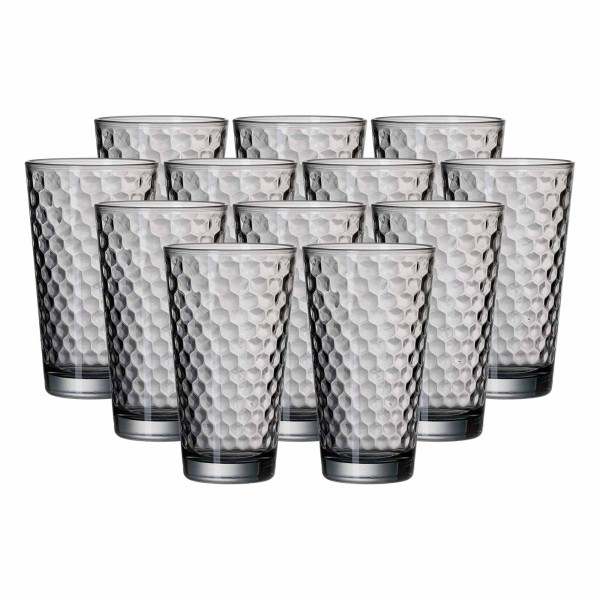 Ritzenhoff & Breker Favo Longdrinkglas 400 ml grau 12er Set - DS