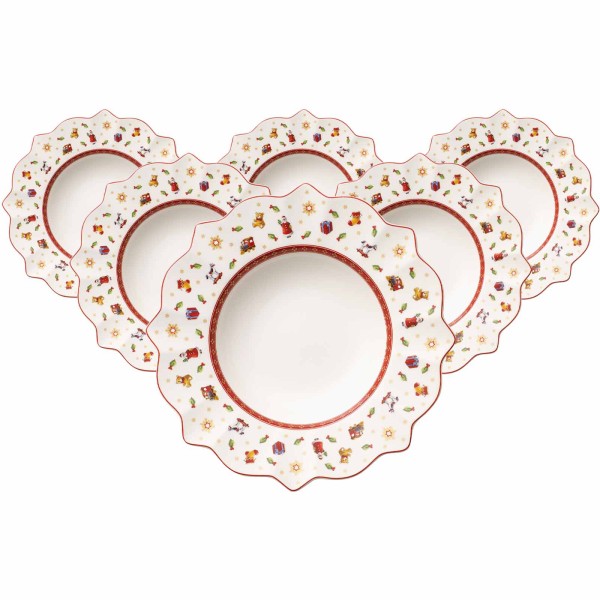 Villeroy & Boch Toy's Delight Suppenteller ø 26,4 cm weiß 6er Set - DS