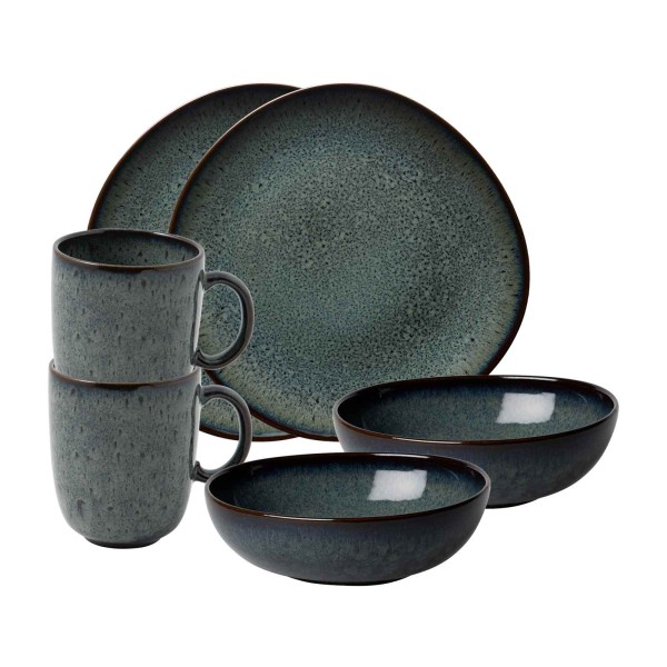 like. by Villeroy & Boch Lave gris Frühstücks-Set 6-teilig - DS