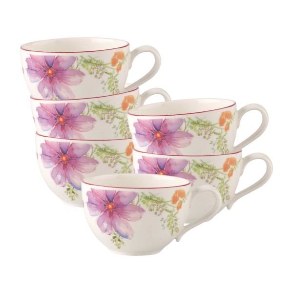 Villeroy & Boch Mariefleur Basic Frühstückstasse 290 ml 6er Set - DS