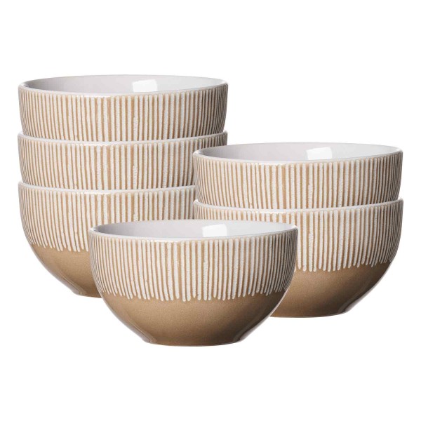 Ritzenhoff & Breker Banda Schale ø 14 cm 6er Set Beige - DS