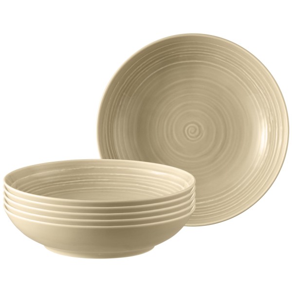 Seltmann Weiden Terra Suppenteller ø 21,2 cm sandbeige 6er Set - DS