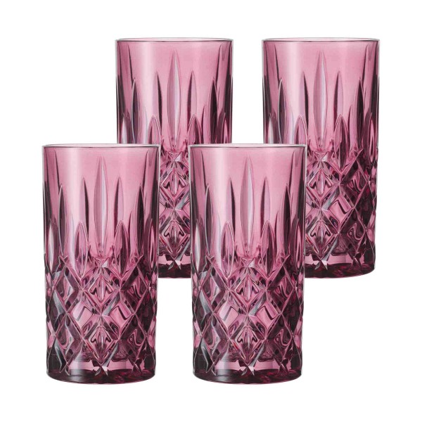 Nachtmann Noblesse Longdrinkgläser berry 4er Set