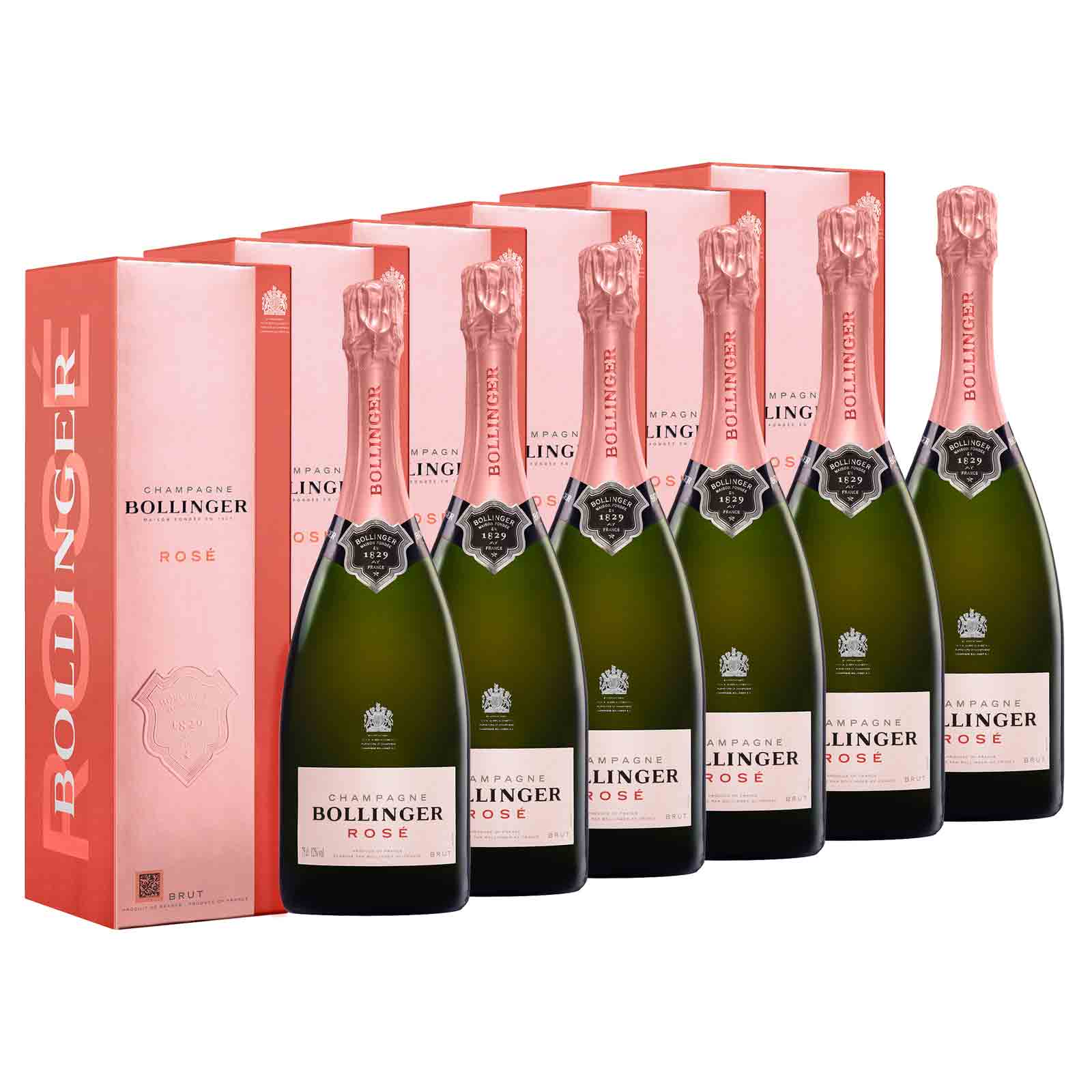 Liter 6er | der 0,75 für Champagner Genießer Rosé Flasche Bollinger Geschenkverpackung | in luxentu.de Shop Luxentu