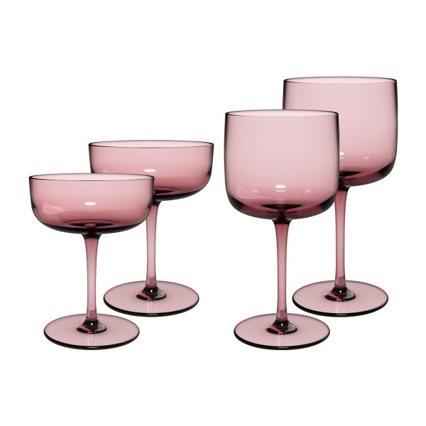 like. by Villeroy & Boch Like Glass Wein- und Sektgläser Set 4-teilig Grape - DS