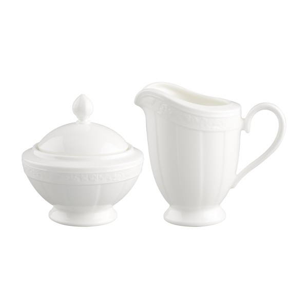 Villeroy & Boch White Pearl Milch-Zucker Set 2-teilig - DS