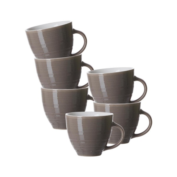 Ritzenhoff & Breker Suomi Espressotasse 90 ml braun 6er Set - DS