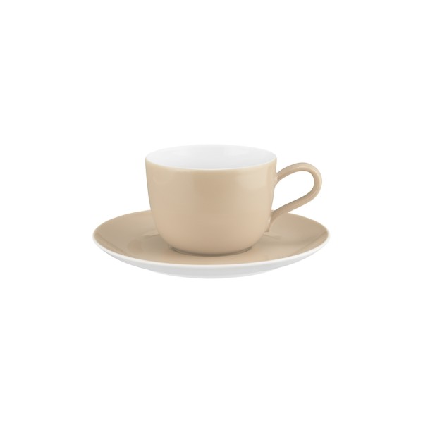 Seltmann Weiden Liberty Pure Colors Kaffeetasse mit Untertasse 260 ml Dusty Beige - DS