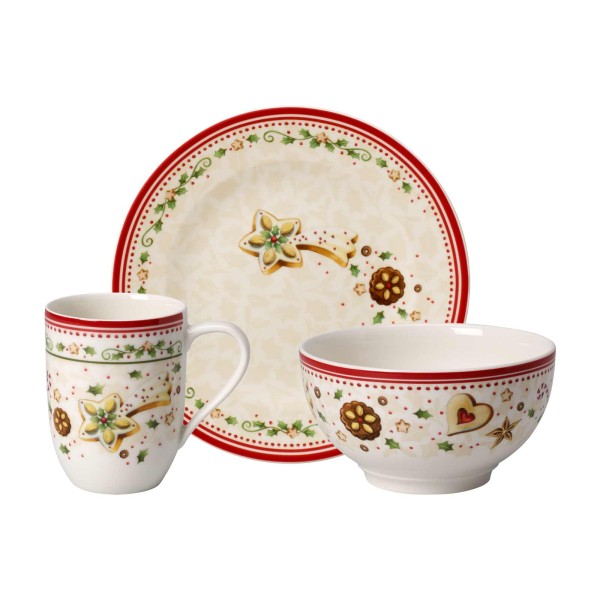 Villeroy & Boch Winter Bakery Delight Frühstücks-Set 3-teilig - DS