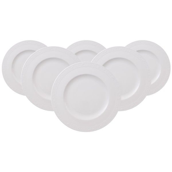 Villeroy & Boch White Pearl Speiseteller ø 27,5 cm 6er Set - DS