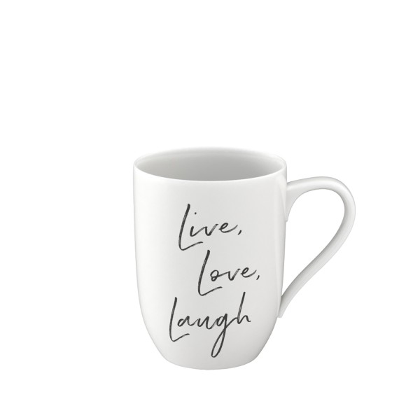 Villeroy & Boch Statement Becher 'Live Love Laugh' 290 ml - DS