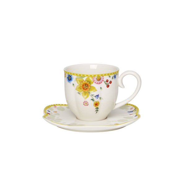 Villeroy & Boch Spring Awakening Kaffeetasse mit Untertasse - DS