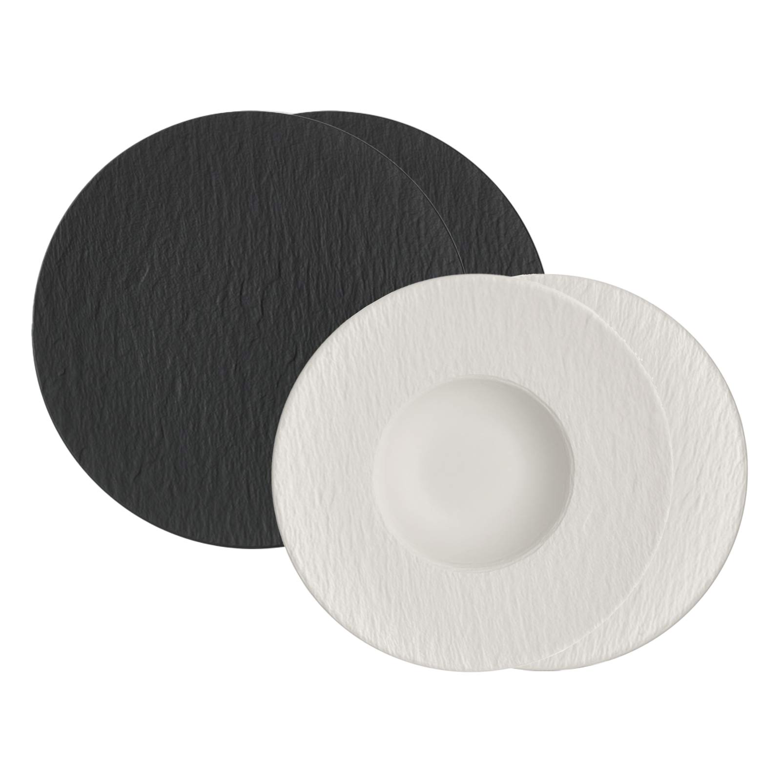 & Pasta-Set schwarz&weiß der Manufacture für Rock Genießer | Luxentu Boch Villeroy Shop