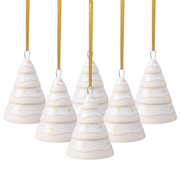 like. by Villeroy & Boch Winter Glow Ornament Tannenbaum 6er Set - DS