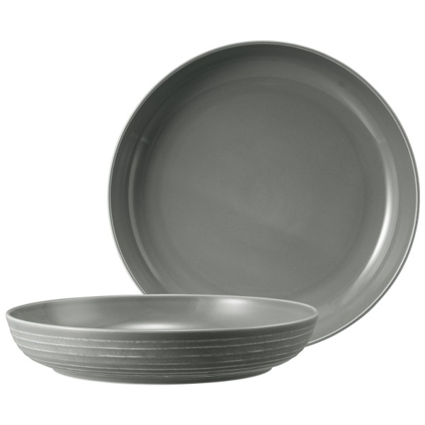 Seltmann Weiden Terra Foodbowl ø 28,4 cm perlgrau 2er Set - DS