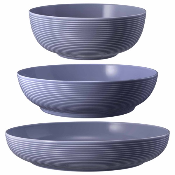 Seltmann Weiden Beat Color Glaze Foodbowl Set 3-teilig Fliederblau - DS