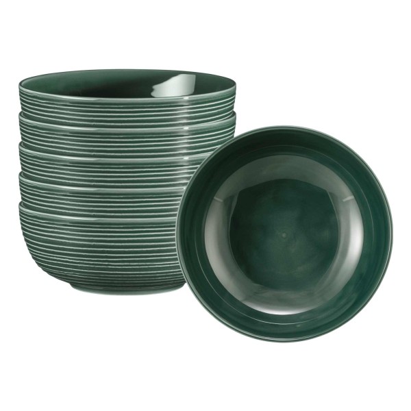 Seltmann Weiden Terra Foodbowl ø 20,4 cm moosgrün 6er Set - DS