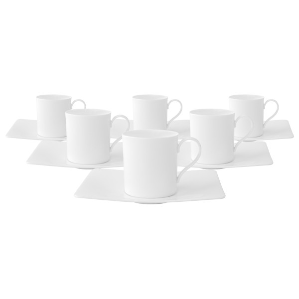 Villeroy & Boch Modern Grace Kaffeetasse mit Untertasse 170 ml 6er Set - DS