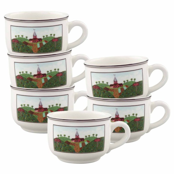 Villeroy & Boch Design Naif Teetasse 250 ml 6er Set - DS