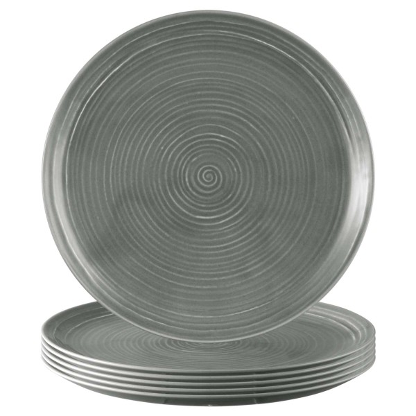 Seltmann Weiden Terra Speiseteller ø 27,8 cm perlgrau 6er Set - DS