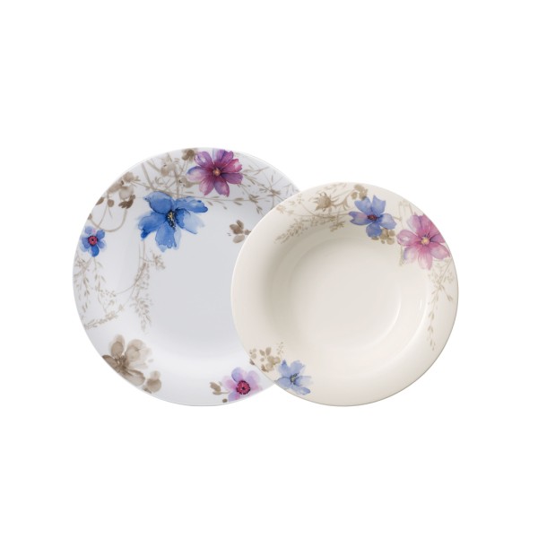 Villeroy & Boch Mariefleur Gris Basic Tafelservice 12-teilig - DS