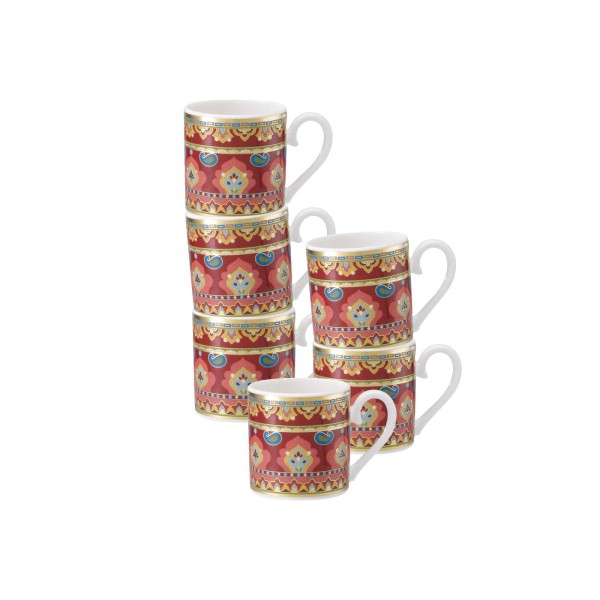 Villeroy & Boch Samarkand Rubin Espressotasse 50 ml 6er Set - DS