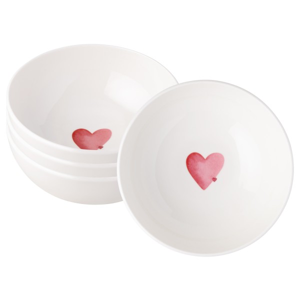 Villeroy & Boch With Love Müslischale ø 16,9 cm Sending Love 4er Set - DS