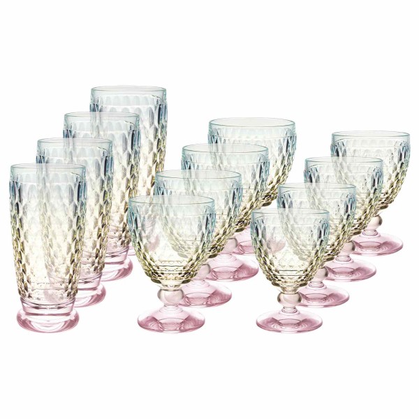 Villeroy & Boch Boston Pearl Longdrink- und Weinglas-Set 12-teilig - DS