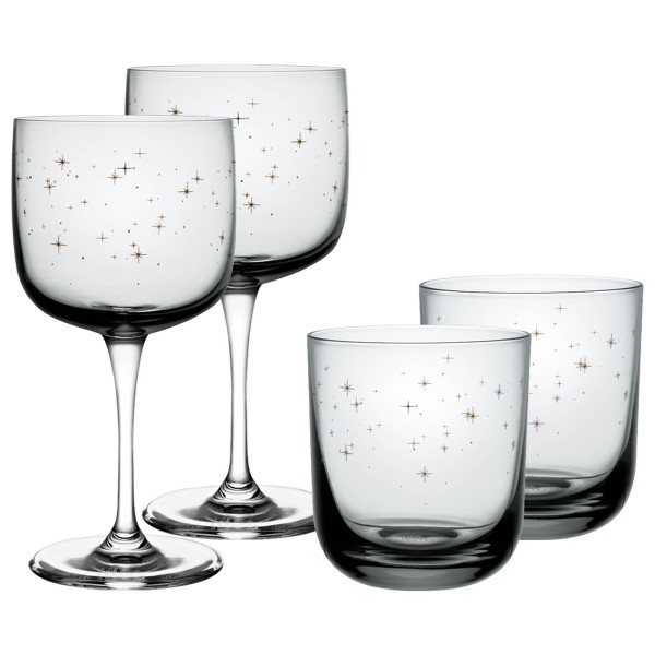 like. by Villeroy & Boch Winter Glow Wein- & Wassergläser Set 4-teilig - DS