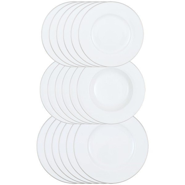 Villeroy & Boch Anmut Platinum No.1 Tellerset 18-teilig - DS