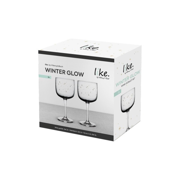 like. by Villeroy & Boch Winter Glow Weinkelch 270 ml 2er Set - DS