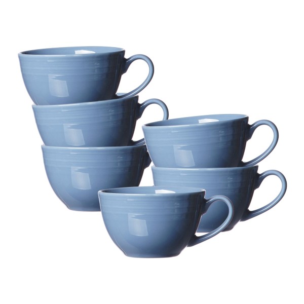 Ritzenhoff & Breker Levi Kaffeetasse 220 ml blau 6er Set - DS