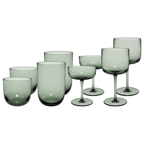 like. by Villeroy & Boch Like Glass Gläser Set 8-teilig Sage - DS