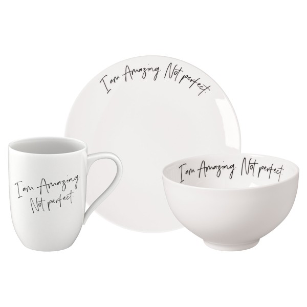 Villeroy & Boch Statement Frühstücks-Set Amazing not perfect 3-teilig - DS