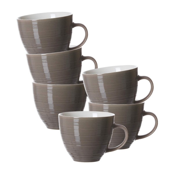 Ritzenhoff & Breker Suomi Kaffeetasse 260 ml braun 6er Set - DS