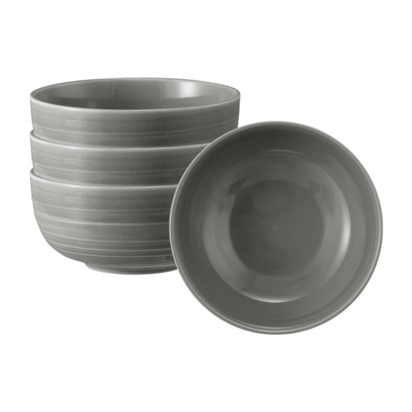 Seltmann Weiden Terra Müslischale ø 15 cm perlgrau 4er Set - DS