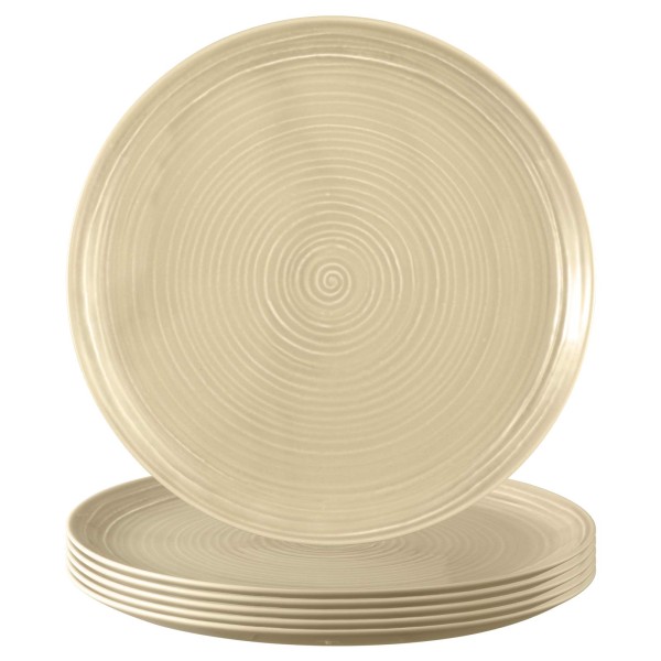 Seltmann Weiden Terra Speiseteller ø 27,8 cm sandbeige 6er Set - DS