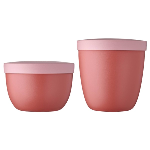 Mepal ELLIPSE Snackpot 350 & 500 ml 2er Set Vivid Mauve