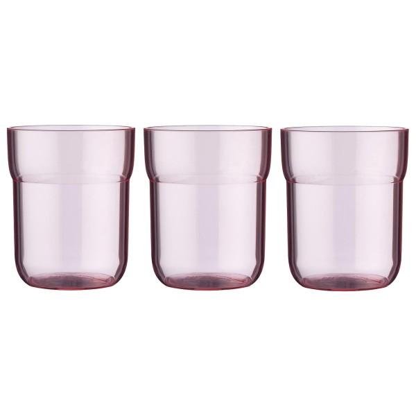 Mepal MIO Kinder-Trinkglas 250 ml deep pink 3er Set - A