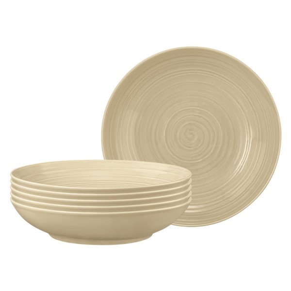 Seltmann Weiden Terra Pastateller ø 26 cm sandbeige 6er Set - DS