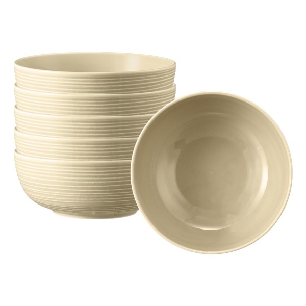 Seltmann Weiden Terra Foodbowl ø 20,4 cm sandbeige 6er Set - DS