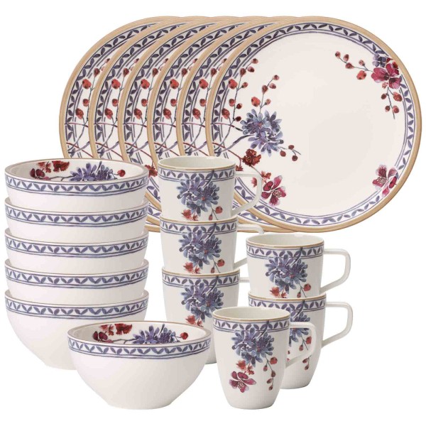 Villeroy & Boch Artesano Provençal Lavendel Frühstücks Set 18 tlg. - DS